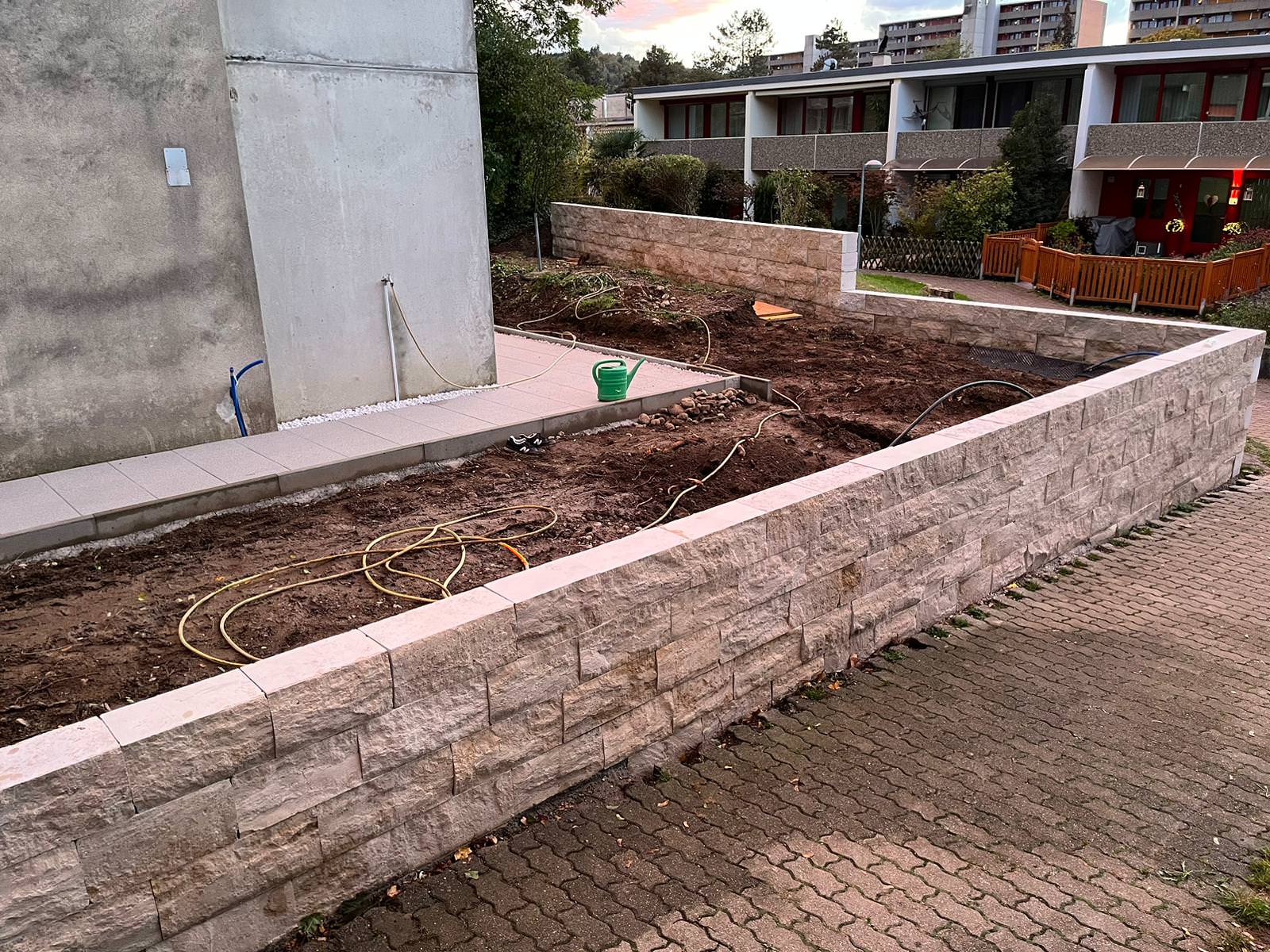 Grossprojekt im Augarten Rheinfelden Teil 1